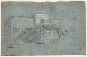fıçı tahtası kulübe by Winslow Homer