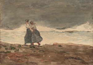 Tehlike, 18831887. by Winslow Homer