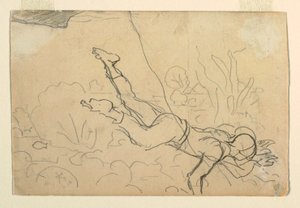Çizim, "Conch Divers", 1885-86 by Winslow Homer