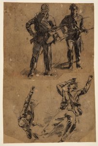 Çizim, Asker Çalışmaları, 1863-65 by Winslow Homer