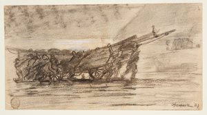 Teknede Sahilde Sahilde Balıkçılar, Cullercoats, İngiltere by Winslow Homer