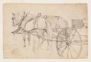 Atlar ve Vagon (Piknik Gezisi) by Winslow Homer