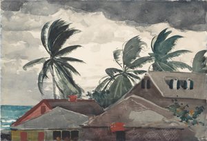 Kasırga, Bahamalar, 1898. by Winslow Homer