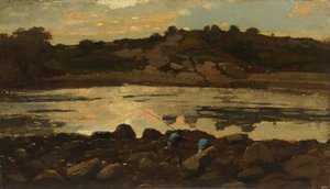 Istakoz Koyu, Manchester, Massachusetts, 1869. by Winslow Homer