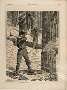 Kışın Kerestecilik by Winslow Homer