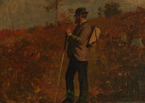 Sırt çantası olan adam by Winslow Homer