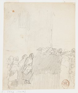 Denize bakan erkekler ve kadınlar, Cullercoats, İngiltere by Winslow Homer