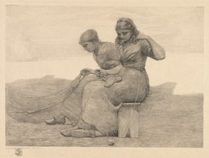 Gözyaşlarını Onarmak, 1888. by Winslow Homer