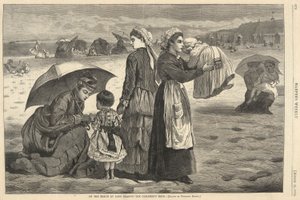 Long Branch Sahilinde by Winslow Homer