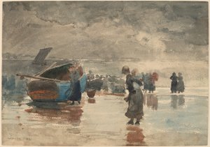 kumlarda by Winslow Homer
