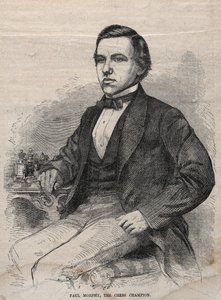 Paul Morphy, Satranç Şampiyonu, 1859. by Winslow Homer