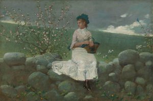 Şeftali çiçekleri by Winslow Homer