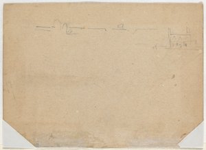Çatı Hattı [verso] by Winslow Homer