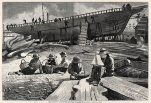 Gemi Yapımı, Gloucester Limanı by Winslow Homer