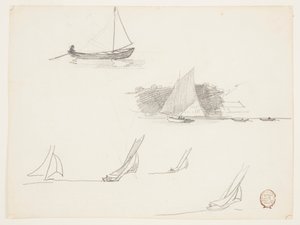 Yelkenlilerin Altı Çalışması by Winslow Homer