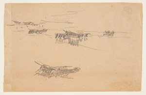 Arabalarda Dories Eskizleri by Winslow Homer