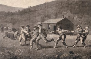 'Snap-the-Whip', 20 Eylül 1873 by Winslow Homer