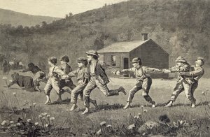 Kırbacı Şaklat (ahşap baskı) by Winslow Homer