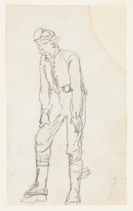 Ağzında Pipolu Asker by Winslow Homer