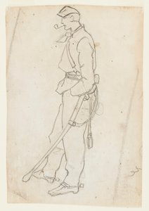 Kılıçlı ve Borulu Asker by Winslow Homer