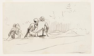 İki Kanonun Kıç Görünümü by Winslow Homer