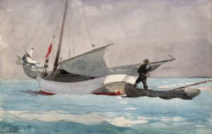 Yelken İstifleme by Winslow Homer