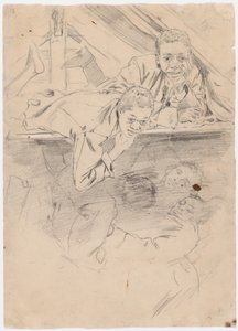 Ordu Çizmeleri Çalışması [verso], 1865. by Winslow Homer
