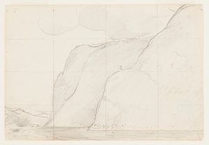 "Cape Trinity, Saguenay Nehri" için Çalışma by Winslow Homer