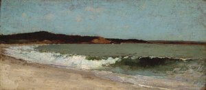 Eagle Head için Çalışma, Manchester, Massachusetts, c.1869 (tahta üzerine yağlı boya) by Winslow Homer