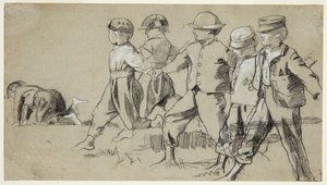 "Kırbaç Kırbaç" Çalışması by Winslow Homer