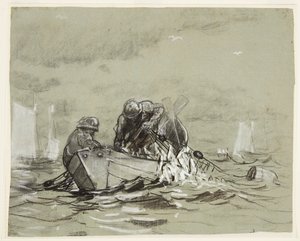 "Herring Net" Çalışması by Winslow Homer