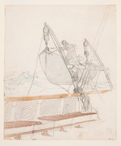 "Tehlike Sinyali" Çalışması by Winslow Homer