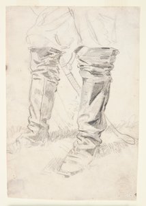 Süvari Subay Çizmeleri Çalışması by Winslow Homer