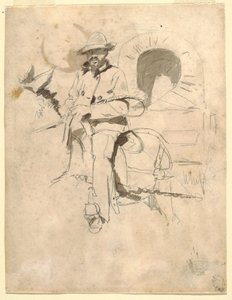Bir Teamster Çalışması by Winslow Homer
