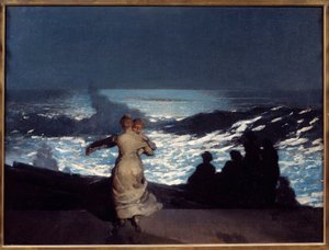 Yaz Gecesi. Ay ışığında dans eden kadınlar. Winslow Homer (1836-1910) Ec. Ben by Winslow Homer
