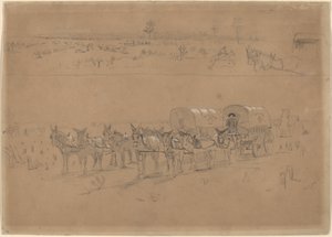 Tedarik Treni, 1864. by Winslow Homer