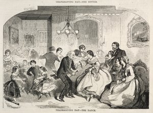 Şükran Günü - Dans, 1858. by Winslow Homer