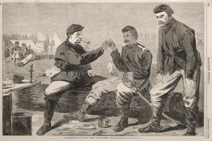Orduda Şükran Günü - Yemekten Sonra:  Dilek Kemiği by Winslow Homer
