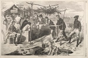 Kampta Şükran Günü, 1862. by Winslow Homer