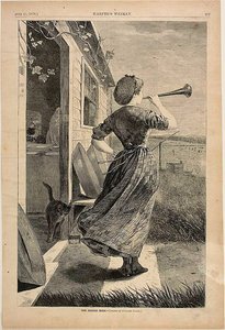 Akşam Yemeği Borusu by Winslow Homer