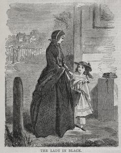 Siyahlı Kadın, 1860. by Winslow Homer