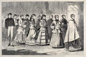 Sabah Yürüyüşü - Caddeyi Gezdiren Genç Hanımlar Okulu, 1868. by Winslow Homer
