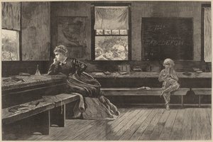 Öğle Tatili, 1873'te yayınlandı. by Winslow Homer