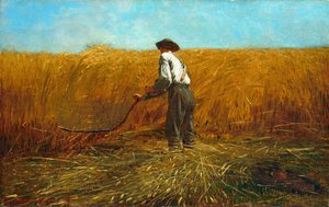 Yeni Bir Alanda Emektar, 1865. by Winslow Homer