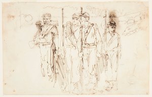 yürüyen yaralı by Winslow Homer