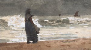 Gözcü, Tynemouth by Winslow Homer