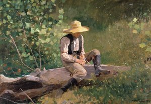 Whittling Boy, 1873 by Winslow Homer