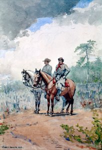 İki Federal izci, 1887 by Winslow Homer