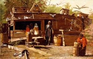 Ned Amca Evde, 1875 by Winslow Homer