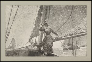 Yatçı Kız, 1880 by Winslow Homer